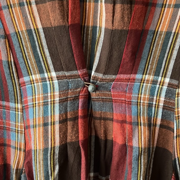 Plaid shirt dress, tunic, duster - Picture 7 of 9